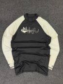 Quiksilver Black & White Compression Rash Guard – Long Sleeve (L/XL)