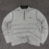 Under Armour HeatGear ¼ Zip Long Sleeve Performance Top – Grey - L/XL – – MyThriftKart