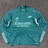 Adidas Arsenal Emirates Training Half Zip Sweatshirt – Green (L/XL) – – MyThriftKart