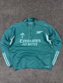 Adidas Arsenal Emirates Training Half Zip Sweatshirt – Green (L/XL)