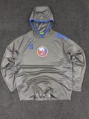 New York Islanders NHL Hooded Training Pullover – Grey (XL)