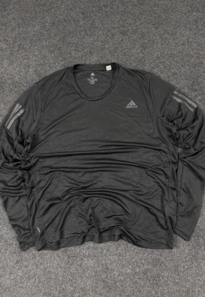 Adidas ClimaCool Running Long Sleeve T-Shirt – Black (XL)