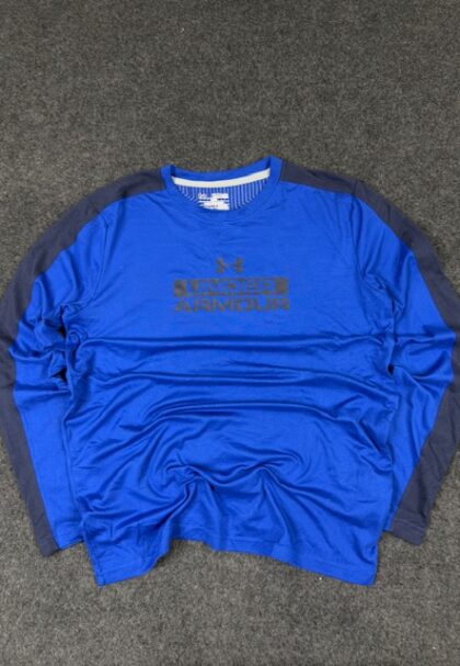 Under Armour ColdGear Long Sleeve Training Top – Blue (M)