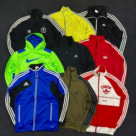 thrifted track jackets adidas nike puma india