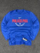 Nike NBA Philadelphia Basketball Dri-Fit Long Sleeve Training T-Shirt | L/XL