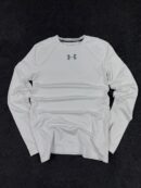Under Armour ColdGear White Compression T-Shirt | XS | Stretch Fit Activewear