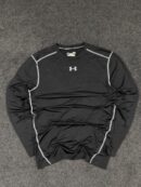 Under Armour ColdGear Compression T-Shirt Black | Men’s L | Stretch Fit Gym Wear