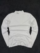 Under Armour ColdGear Fitted Compression T-Shirt | Size S | White Long Sleeve Activewear