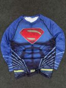 Superman Graphic Compression Full Sleeve T-Shirt (M)