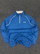 Under Armour Blue Quarter-Zip Training Top | Dri-Fit | Size L/XL