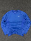 ASICS Blue Performance Long Sleeve T-Shirt | Lightweight Sportswear | Size M/L
