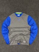 Under Armour HeatGear Fitted Long Sleeve Training Tee – Grey/Blue (M)