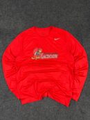Nike Dri-Fit Keene State Lacrosse Red Sports T-Shirt | Breathable Training Tee – Size L