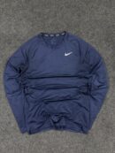 Nike Pro Navy Blue Dri-Fit Compression Full Sleeve T-Shirt – Size M/L