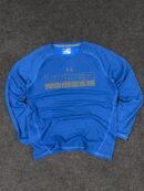 Under Armour ColdGear Blue Long Sleeve Training T-Shirt | Loose Fit | Size M