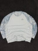 Realtree Fishing Full Sleeve Performance T-Shirt – Light Blue Camo Sleeves (Size 2XL/3XL)