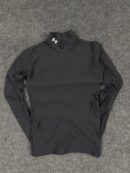Under Armour HeatGear Black Mock Neck Compression Long Sleeve – Ultra Stretch Gym Wear | XXS