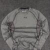 Under Armour HeatGear Compression Long Sleeve Grey T-Shirt – Size M – – MyThriftKart