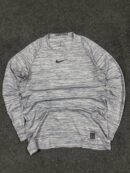 Nike Pro Dri-Fit Long Sleeve Training Top Compression – Grey | Size M/L