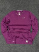 Nike Pro Women’s Long Sleeve Compression Top Purple | XS