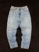 Levi’s Vintage High-Waisted Baggy Mom Jeans – Light Blue Faded Wash – (W30 L39)