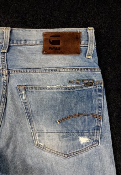 Home G STAR RAW Section Ricky Straight Leg Contrast Stitch Jeans (W33 L41)