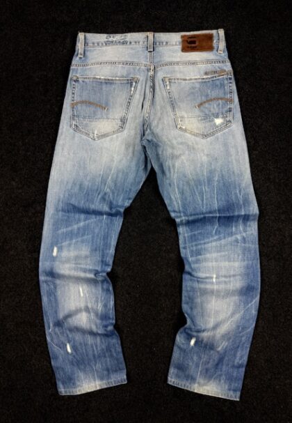 Home G STAR RAW Section Ricky Straight Leg Contrast Stitch Jeans (W33 L41)