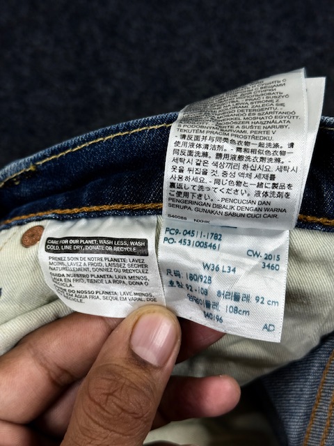 Levi’s 511 slim fit blue denim jeans (w36 l41) IMG_6882