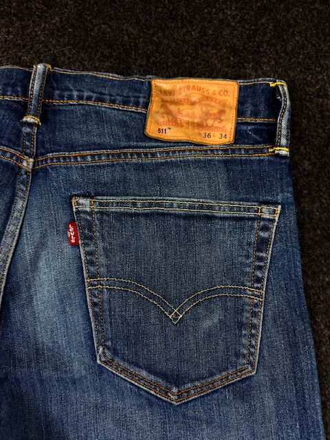 Levi’s 511 slim fit blue denim jeans (w36 l41) IMG_6883