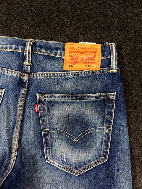 Levi’s 512 slim taper jeans classic blue denim (w32 l40. 5) IMG_6888