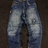 Pepe jeans london paint splatter wide leg denim (w32 l43) AUTO-DRAFT
