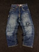 Pepe Jeans London Paint Splatter Wide Leg Denim (W32 L43)