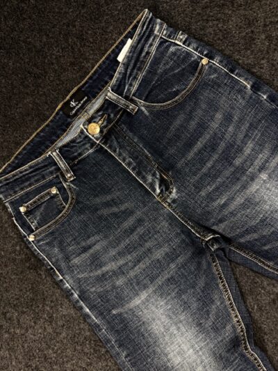 Calvin Klein Jeans Dark Blue Slim Fit Denim (W32 L40)