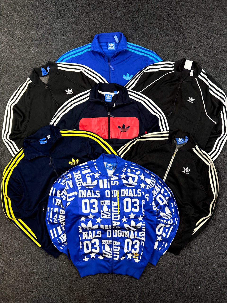 Branded Adidas thrift track jackets collection available at MyThriftKart – Online Thrift Store India