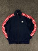Kappa Navy Blue Logo Tape Track Jacket (Size S/M)
