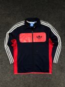 Adidas Originals Navy & Red 3 Stripe Track Jacket (Size L)
