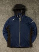 Eider Navy Blue Hooded Sports Jacket – Performance Zip Up Activewear (Size L)