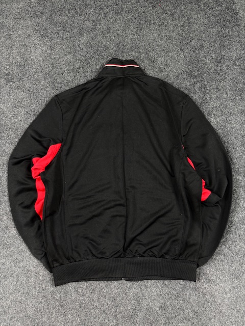 Exr racing black & red sports track jacket – zip up athletic jacket (size l) EXR Racing Black & Red Sports Track Jacket – Zip Up Athletic Jacket (Size L) - Image 4