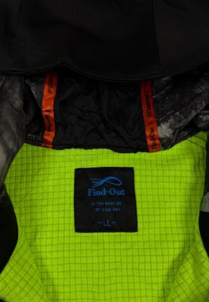 Find-Out Black Hooded Sports Jacket – Premium Zip Winter Jacket (Size L/XL)