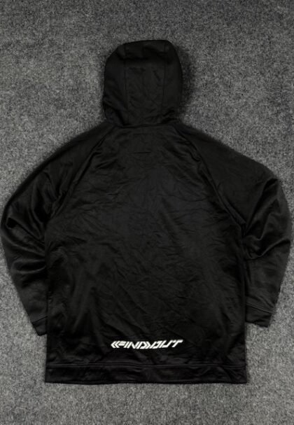 Find-Out Black Hooded Sports Jacket – Premium Zip Winter Jacket (Size L/XL)