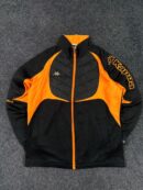 Kappa Italia Black & Orange Track Jacket – Size M/L