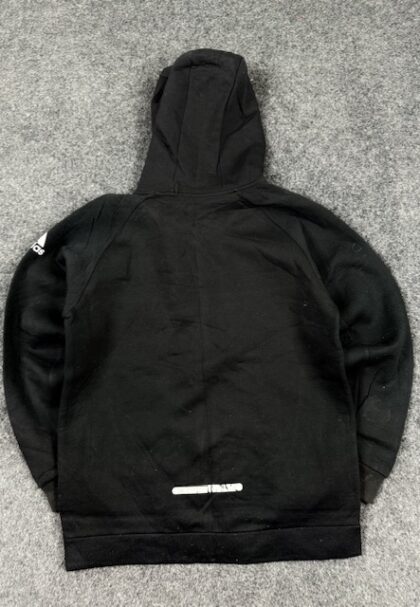 Adidas Zip-Up Hoodie Black Neon Contrast – Size M