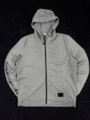 K-Swiss Grey Performance Zip Hoodie Jacket – Size L/XL