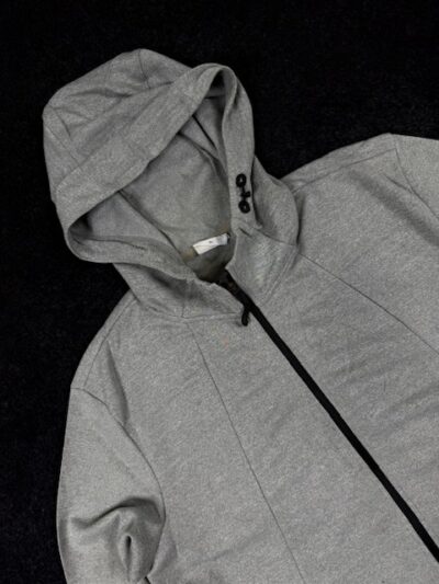 K-Swiss Grey Performance Zip Hoodie Jacket – Size L/XL