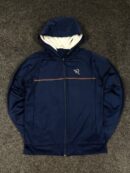 Nike Navy Blue Full Zip Hooded Sports Jacket (M)