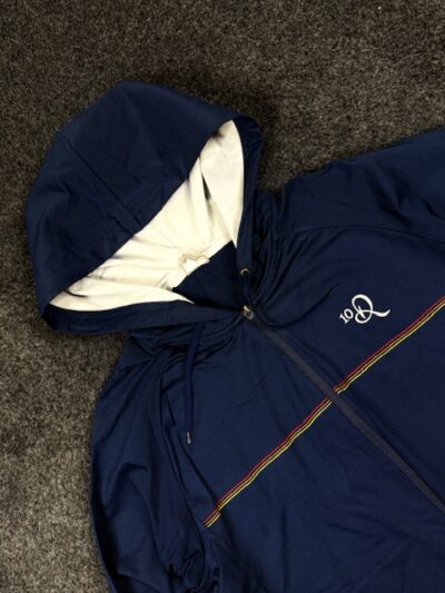 Nike Navy Blue Full Zip Hooded Sports Jacket (M)