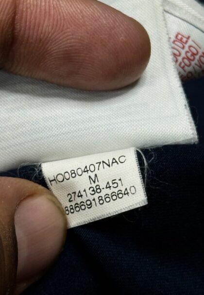 Nike Navy Blue Full Zip Hooded Sports Jacket (M)