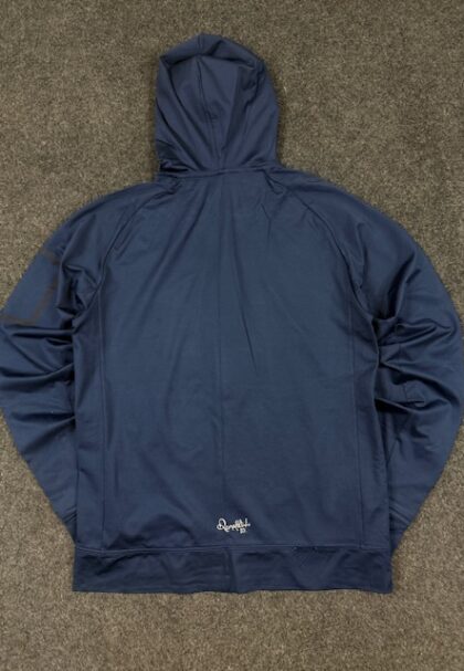 Nike Navy Blue Full Zip Hooded Sports Jacket (M)