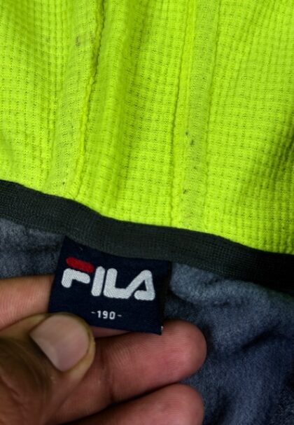 Fila Red & Grey Hooded Full Zip Sports Jacket (XL)