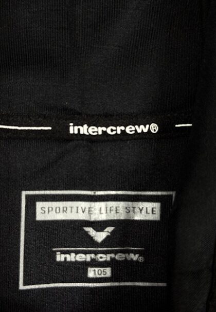 Intercrew Black Full Zip Hoodie Sportswear (XL)